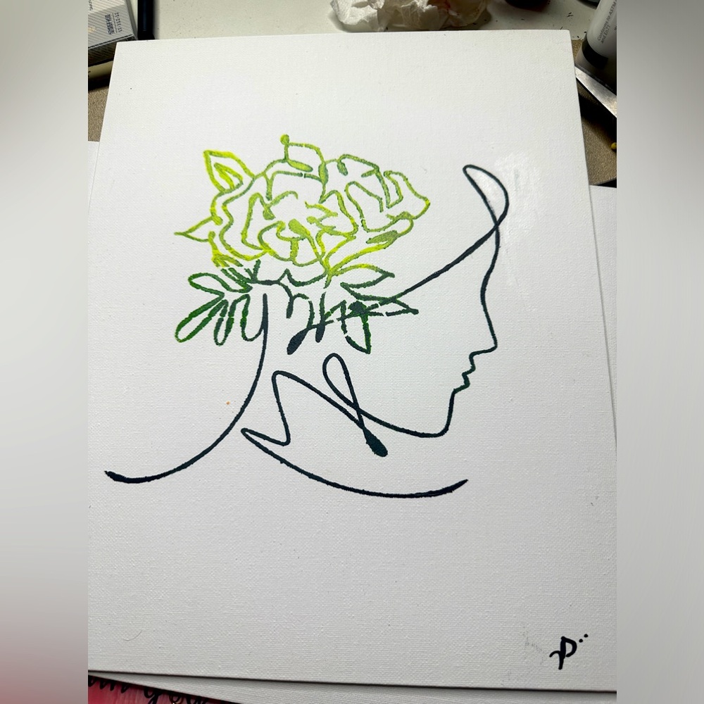Green green & more green handmade ART